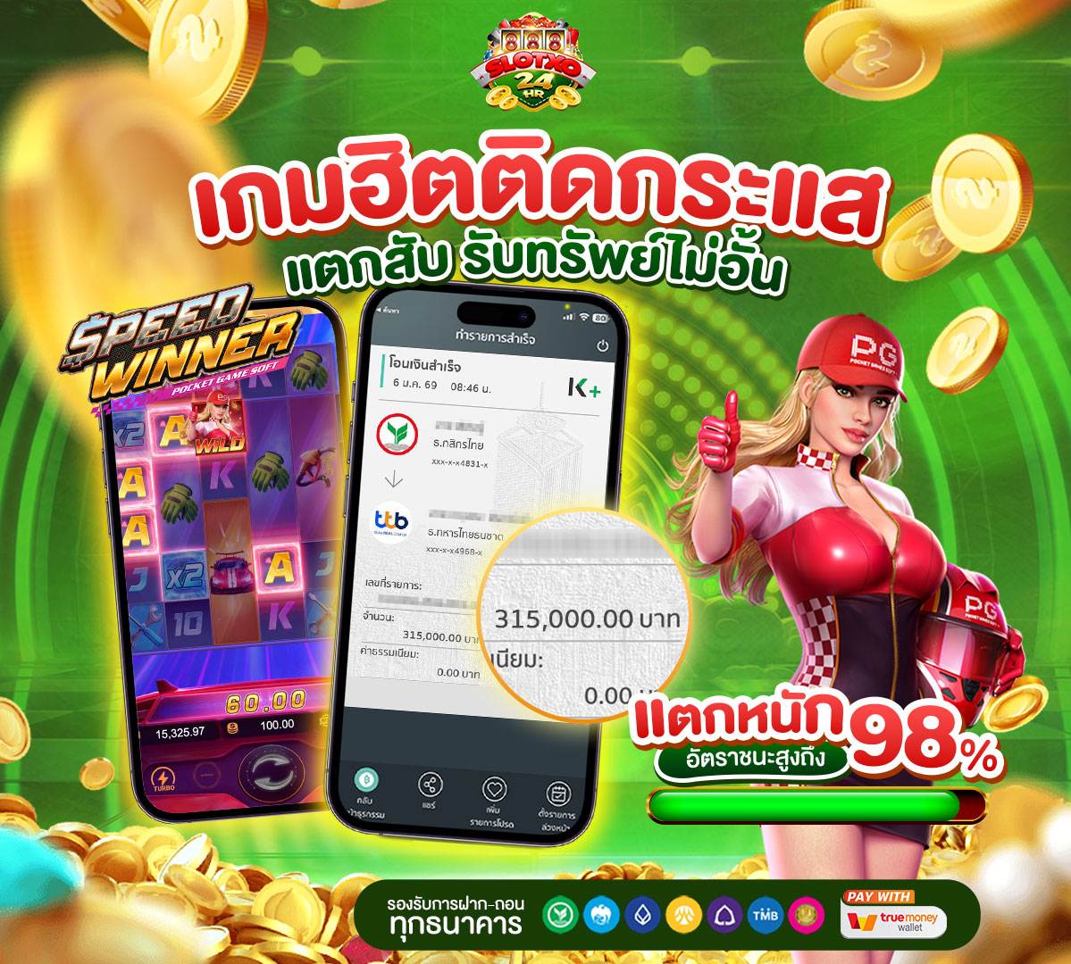 รูปแจ็คพอตเว็บslotXO